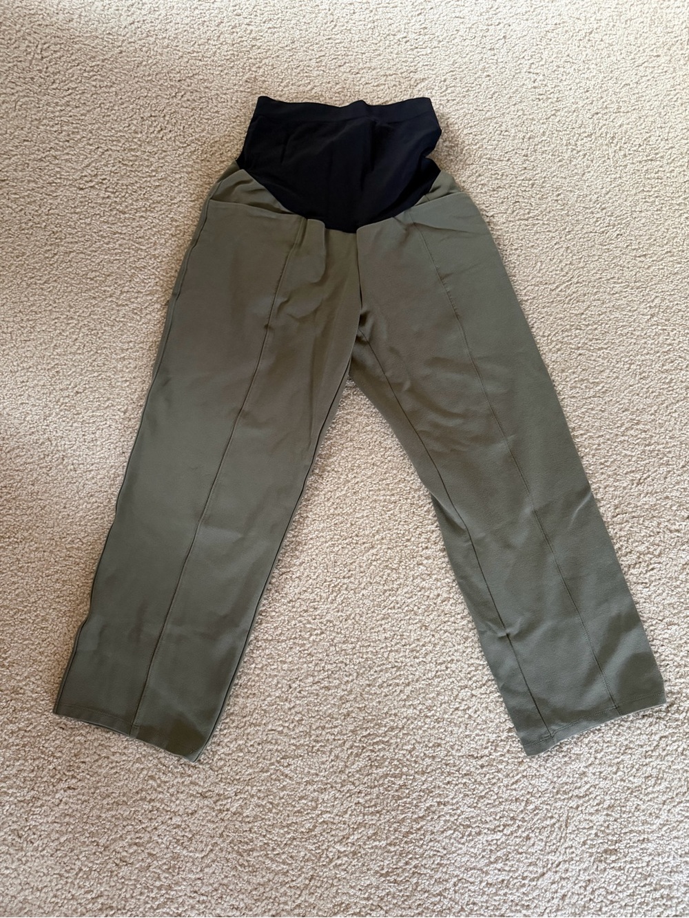 Old Navy crop maternity dress pants